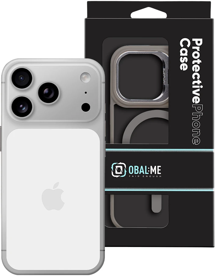 OBAL:ME MagNetix Versa dėklas skirtas iPhone 17 Pro/18 Pro pilkos spalvos