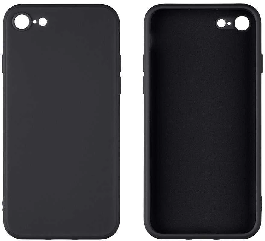 OBAL:ME matinis TPU dėklas Apple iPhone 7/8/SE2020/SE2022 Juodas