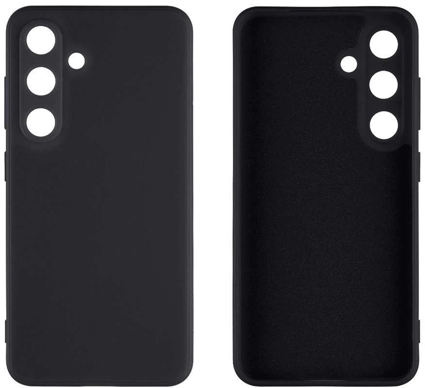 OBAL:ME Matte TPU dėklas telefonui Samsung Galaxy S24 juodos spalvos