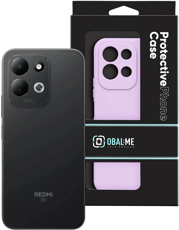 Dėklas OBAL:ME Matte TPU Cover for Xiaomi Redmi 17 4G/5G Violetinė