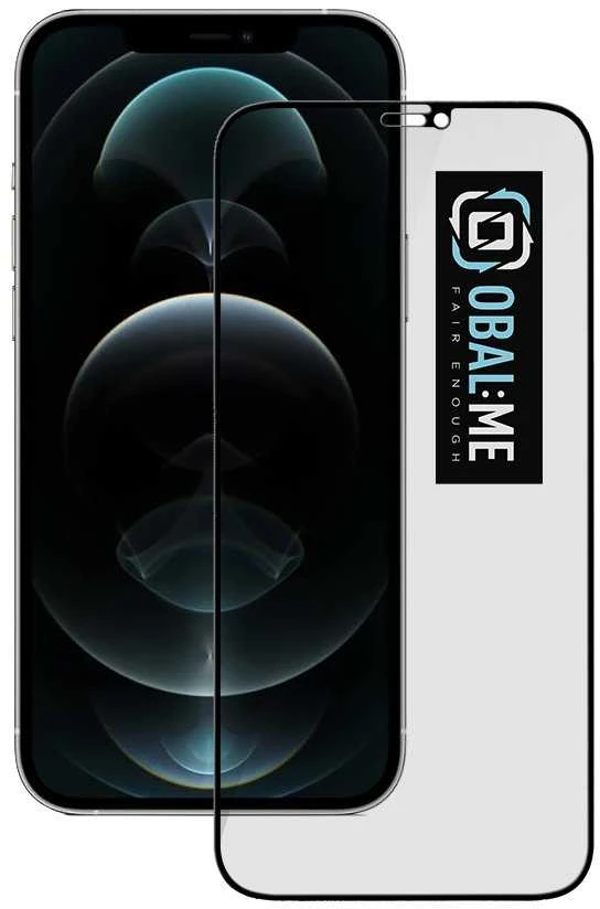 OBAL:ME Privacy 5D ekrano apsauga Apple iPhone 12/12 Pro Juodas