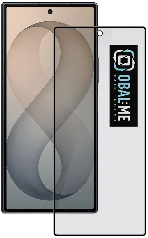 OBAL:ME Privacy 5D grūdintas stiklas telefonui Samsung Galaxy Z Fold 8 Ultra (F976) (privatumo efektas)