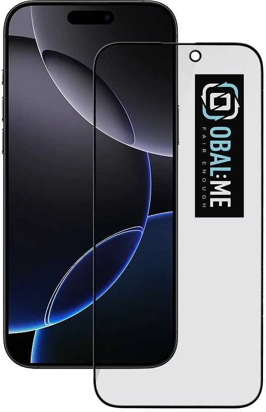OBAL:ME Privacy 5D ekrano apsauga telefonui iPhone 16 Pro Max Juodas