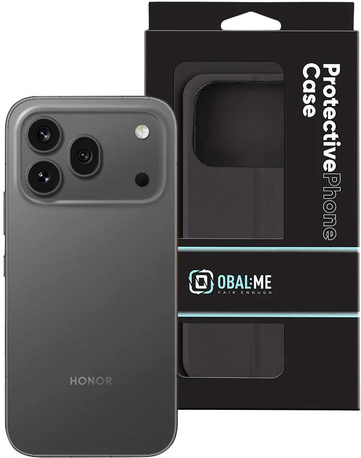OBAL:ME SmoothTouch dėklas skirtas Honor 600 Pro juodos spalvos