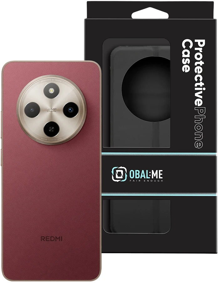 OBAL:ME SmoothTouch dėklas, skirtas Xiaomi Redmi 17C 4G, juodas