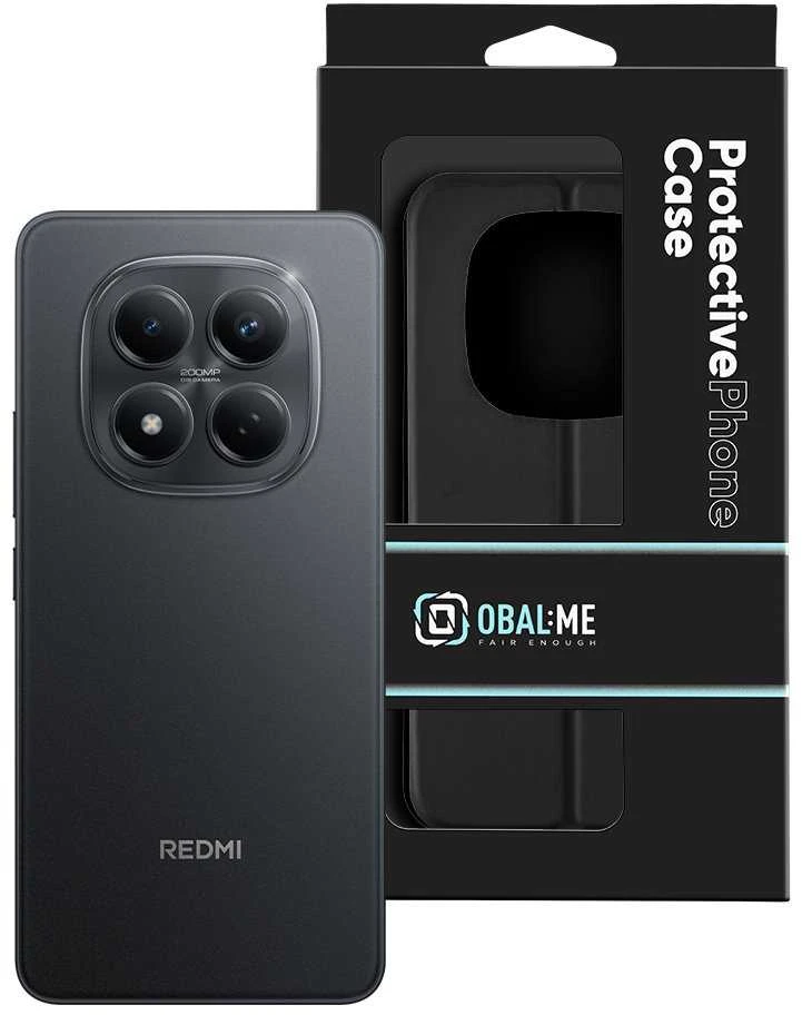 OBAL:ME SmoothTouch dėklas skirtas Xiaomi Redmi Note 15 Pro 4G juodos spalvos