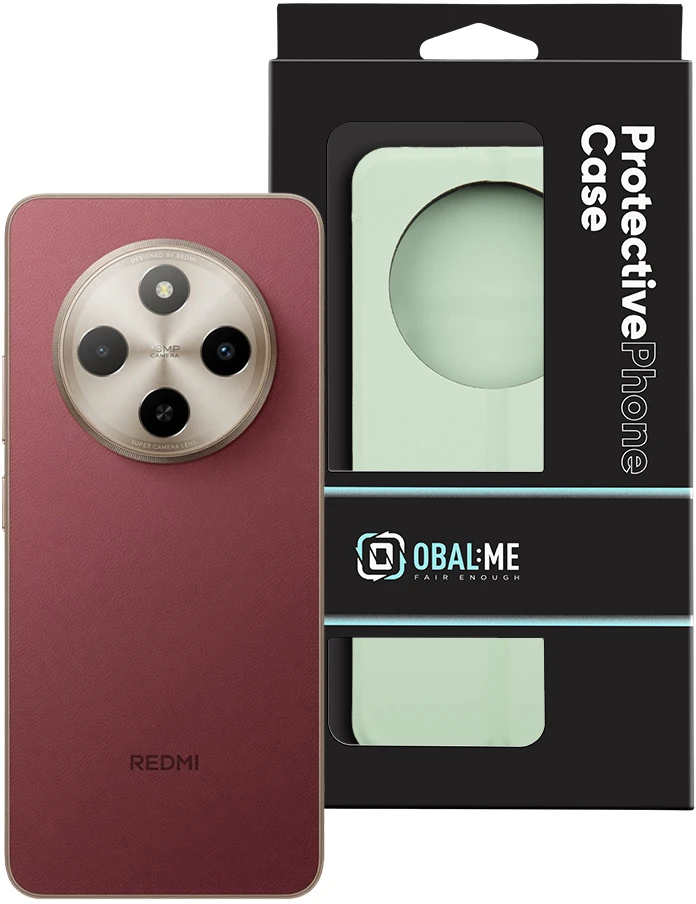 OBAL:ME SmoothTouch dėklas, skirtas Xiaomi Redmi 17C 4G, mėtų žalumo spalvos