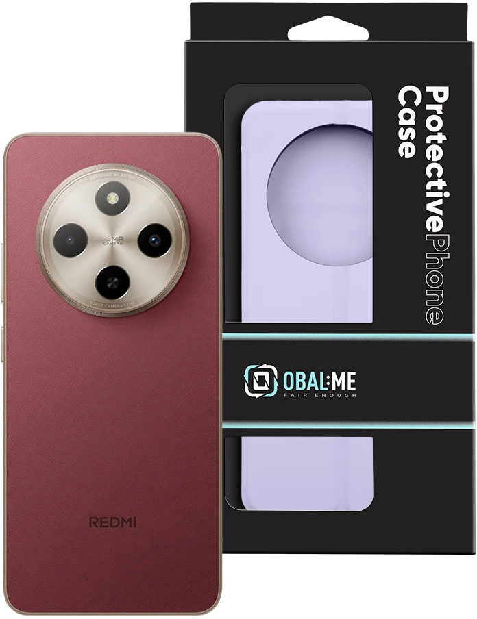 OBAL:ME SmoothTouch dėklas, skirtas Xiaomi Redmi 17C 4G, pastelinės alyvinės spalvos