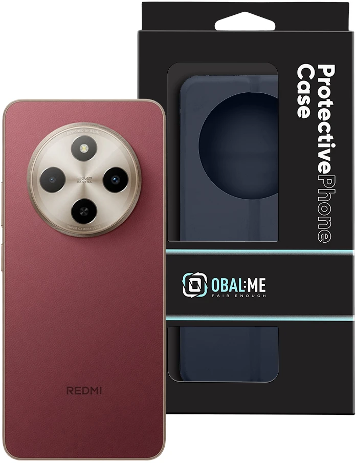 OBAL:ME SmoothTouch dėklas, skirtas Xiaomi Redmi 17C 4G, tamsiai mėlynas
