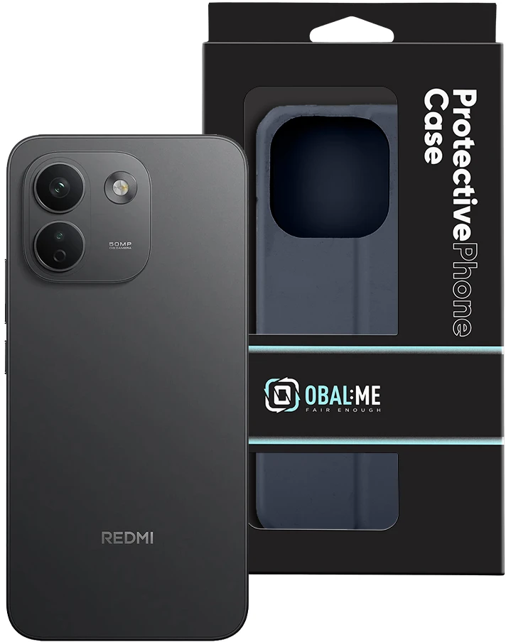 OBAL:ME SmoothTouch dėklas, skirtas Xiaomi Redmi Note 17 Pro Max 5G, tamsiai mėlynas