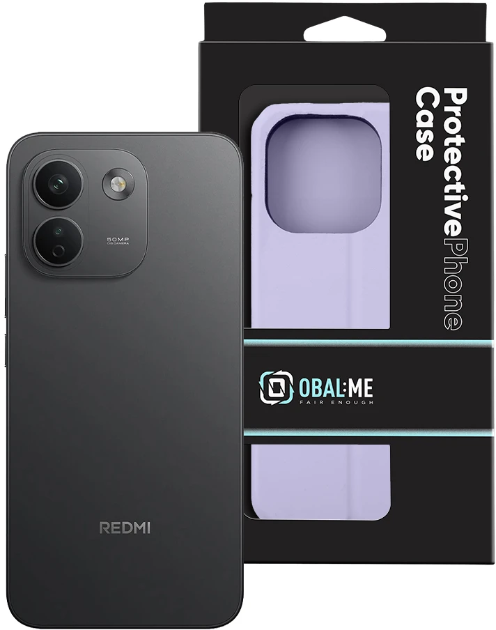 OBAL:ME SmoothTouch dėklas, skirtas Xiaomi Redmi Note 17 Pro Max 5G, pastelinė alyvinė