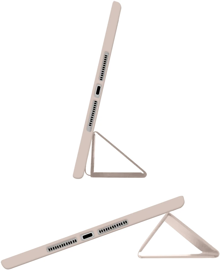 OBAL:ME SolidTab dėklas Samsung Galaxy Tab S10 Lite/S9/S9 FE/S10 FE rausvos spalvos
