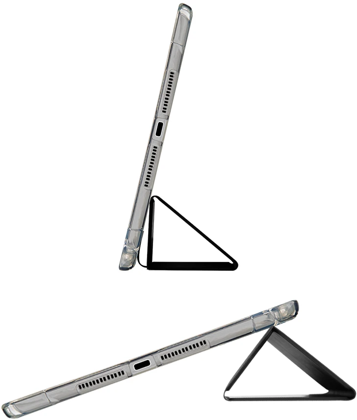 OBAL:ME SolidTab Case for Samsung Galaxy Tab S10 Lite/S9/S9 FE/S10 FE Juodas