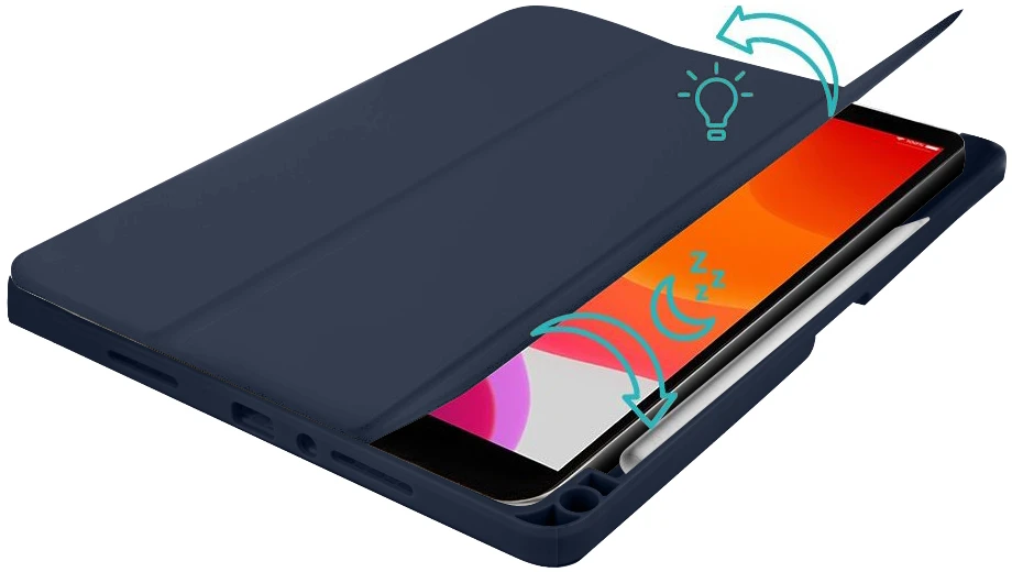 OBAL:ME SolidTab Case for Samsung Galaxy Tab A11/A9 Dark Mėlyna