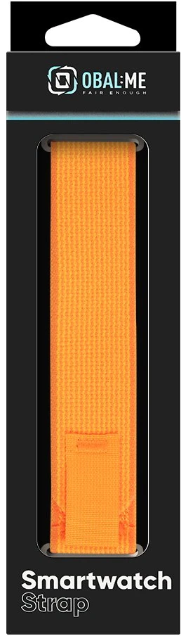 OBAL:ME Textile Strap for Watch 42-49mm M-L Oranžinis