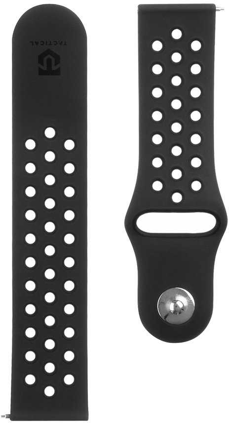Tactical 234 Dviejų dalių silikoninė apyrankė 22 mm juoda