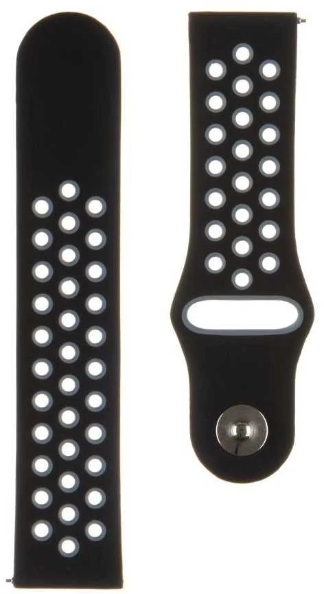 Tactical 267 Dviguba silikoninė juosta 22mm juoda/pilka