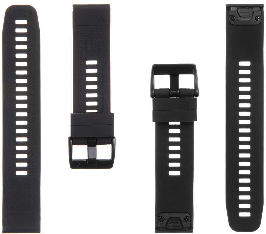 Taktinė 426 silikoninė apyrankė Garmin Fenix 5/6/7/8 QuickFit 22mm juoda