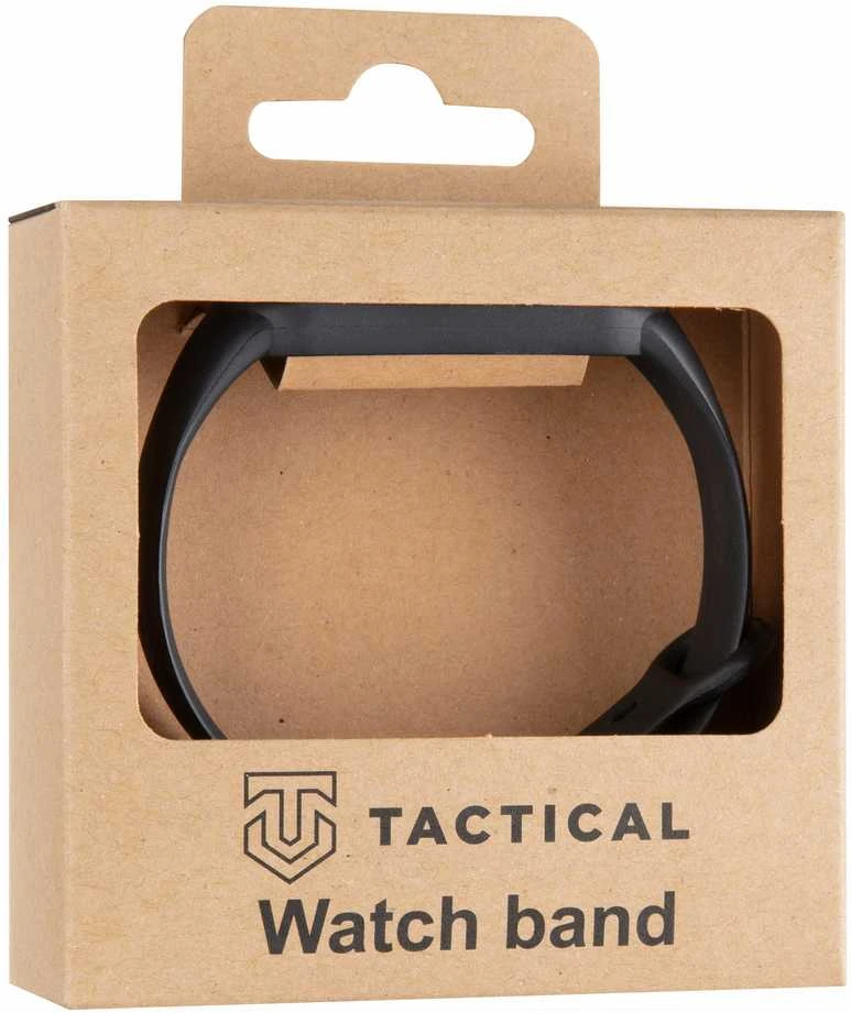 Tactical 661 silikoninė juosta, skirta Xiaomi Mi Band 5/6 Juodas