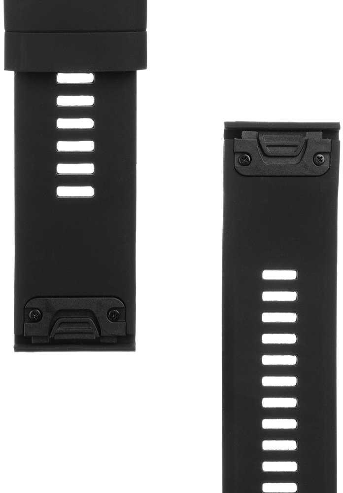 Taktinė 668 silikoninė juosta, skirta Garmin Fenix 5X/6X/7X/8 QuickFit 26mm, juoda