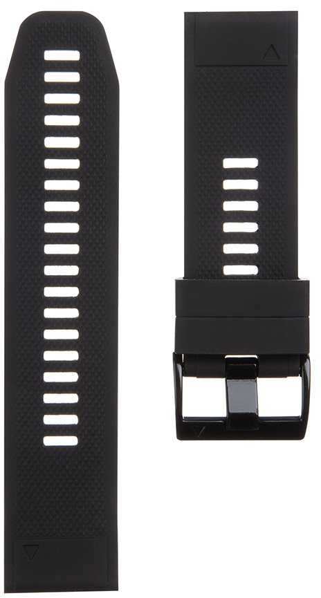 Taktinė 668 silikoninė juosta, skirta Garmin Fenix 5X/6X/7X/8 QuickFit 26mm, juoda
