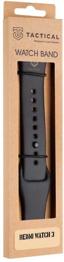 Tactical 844 Silikoninė apyrankė, skirta Redmi Watch 3, juoda