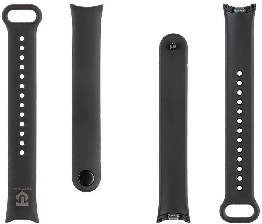 Dėklas Tactical 846 Silikoninė apyrankė Xiaomi Smart Band 8/9/10 juoda