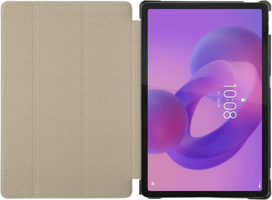 Tactical Book Tri Fold dėklas skirtas Lenovo Idea Tab 11 juodos spalvos