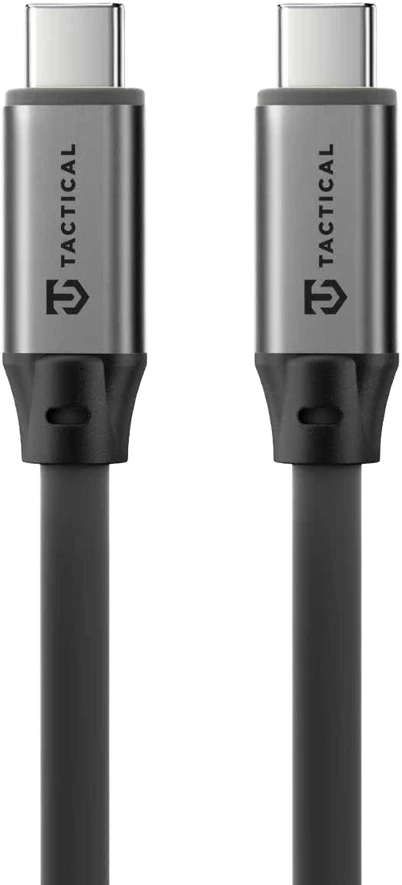 Tactical Fat Man 2.0 kabelis USB-C/USB-C 1m pilkos spalvos
