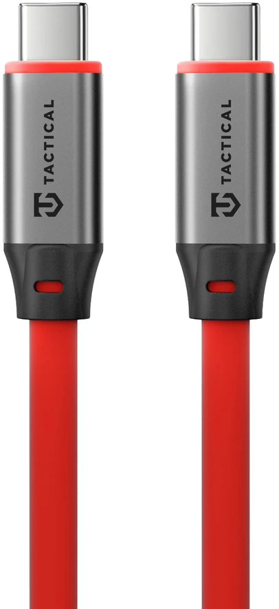 Tactical Fat Man 2.0 kabelis USB-C/USB-C 1m raudonos spalvos