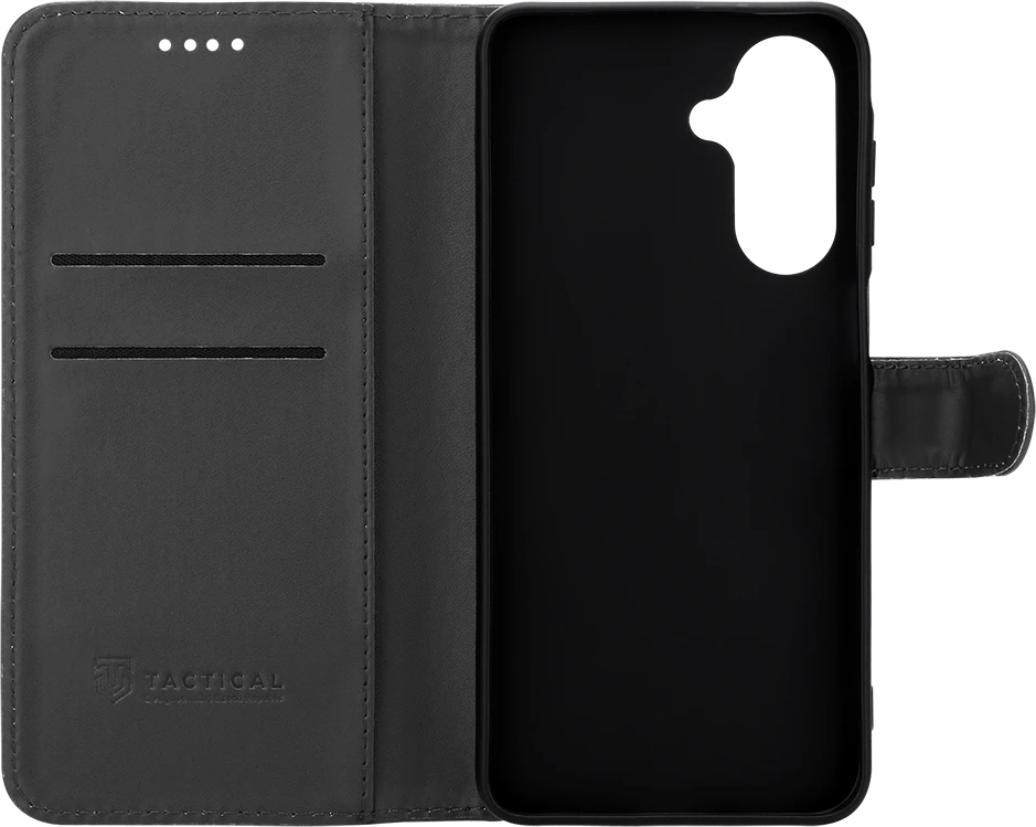 Tactical Field Notes dėklas skirtas Samsung Galaxy A17 5G juodos spalvos