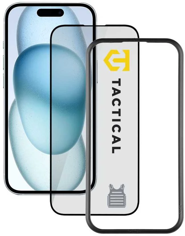 Tactical apsauginis stiklas Impact Armour skirtas Apple iPhone 15
