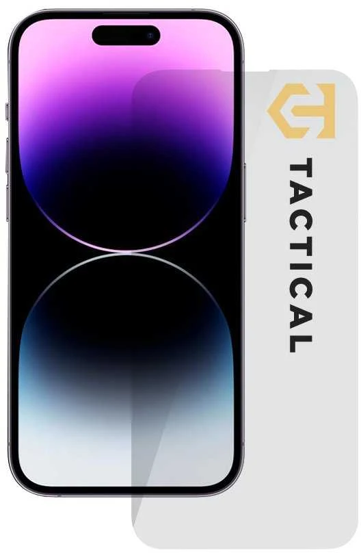 Tactical apsauginis stiklas Shield 2.5D skirtas Apple iPhone 14 Pro skaidrus