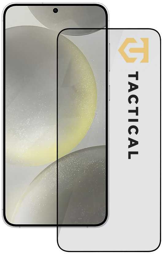 Tactical Apsauginis stiklas Shield 5D skirtas Samsung Galaxy S24+/S25+ juodos spalvos