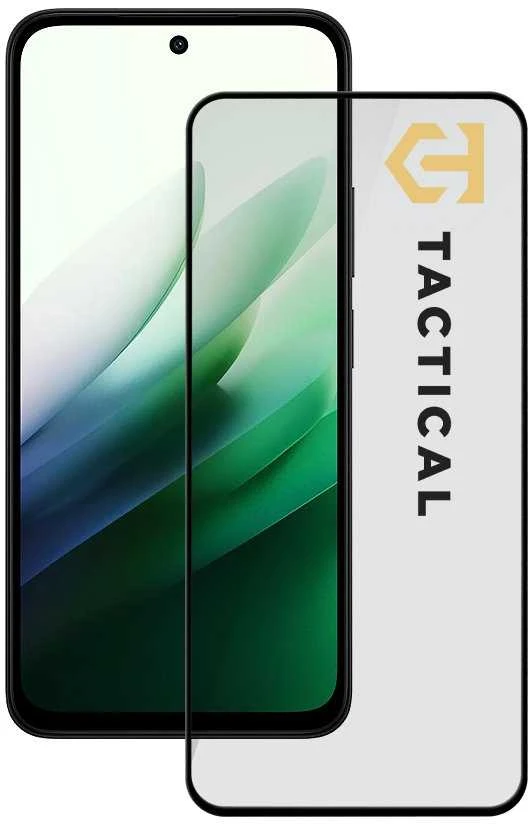 Tactical Apsauginis stiklas Shield 5D skirtas Xiaomi Redmi 15 4G/5G juodos spalvos