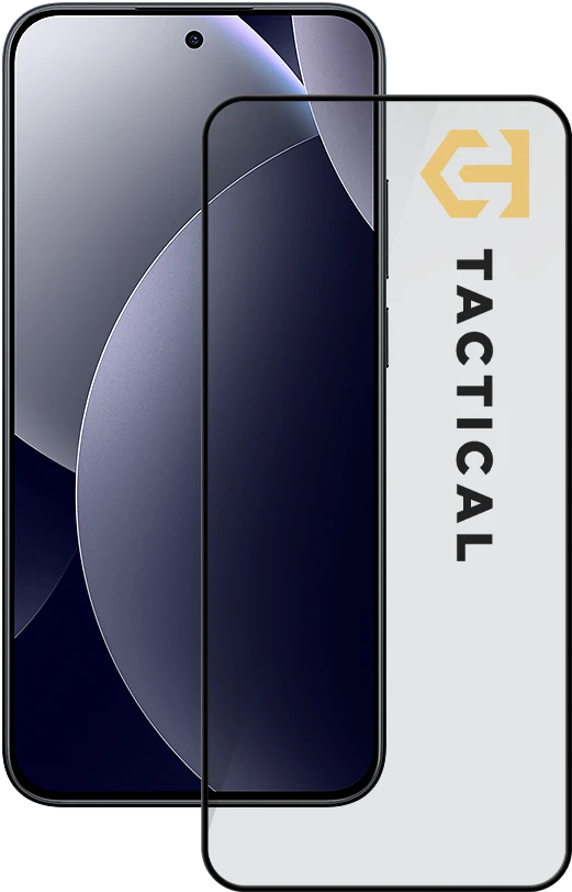 Tactical Apsauginis stiklas Shield 5D skirtas Xiaomi Redmi Note 15 Pro Juodas