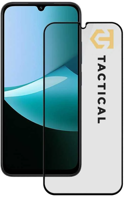 Tactical Apsauginis stiklas Shield 5D skirtas Xiaomi Redmi 15C 4G/5G juodos spalvos