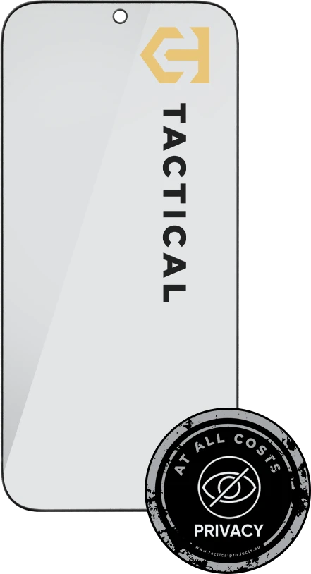 „Tactical Glass Shield Privacy Stealth 5D“ dėklas, skirtas „Honor 600 Pro“ (Juodas)