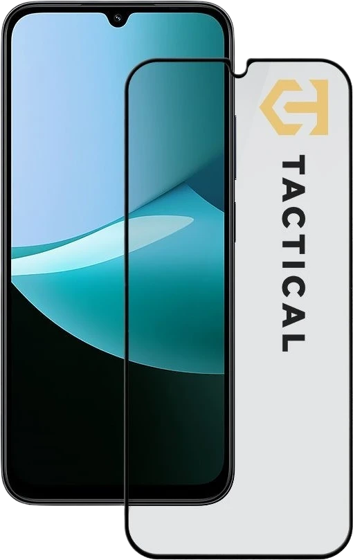 Tactical Apsauginis stiklas Shield Privacy Stealth 5D skirtas Xiaomi Redmi 15C 4G/5G Juodas