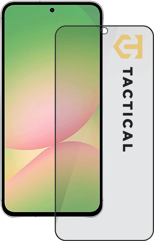 Tactical Apsauginis stiklas Shield Privacy Stealth 5D skirtas Samsung Galaxy A57 juodos spalvos