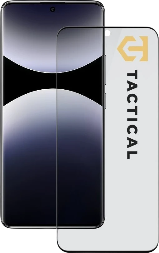 Tactical Apsauginis stiklas Shield Privacy Stealth 5D skirtas Xiaomi Redmi Note 14 Pro 4G/5G/Poco X7 5G Juodas