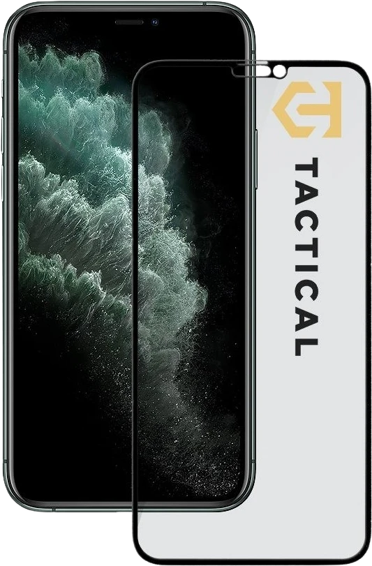 Tactical Apsauginis stiklas Shield Privacy Stealth 5D skirtas Apple iPhone 11 Pro/XS/X Juodas