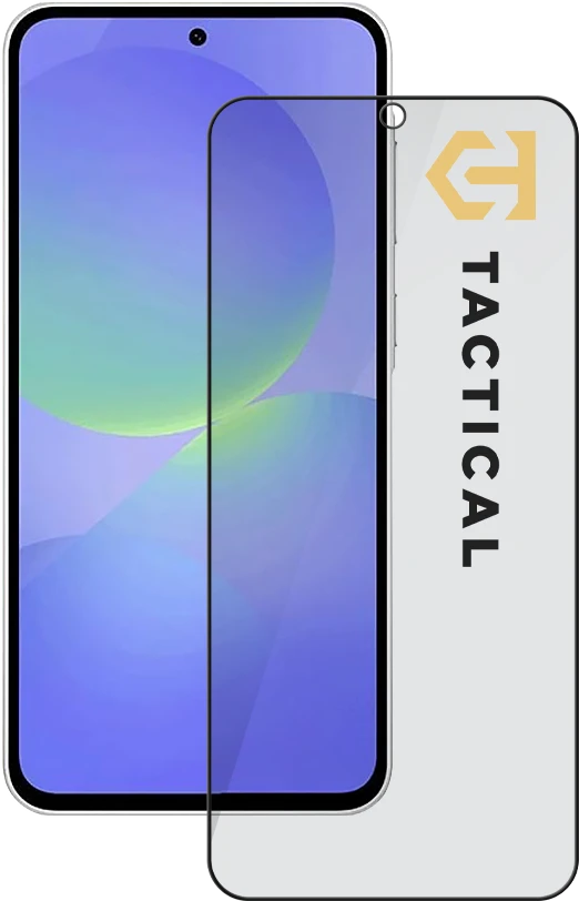 Tactical Apsauginis stiklas Shield Privacy Stealth 5D skirtas Samsung Galaxy A37 juodos spalvos
