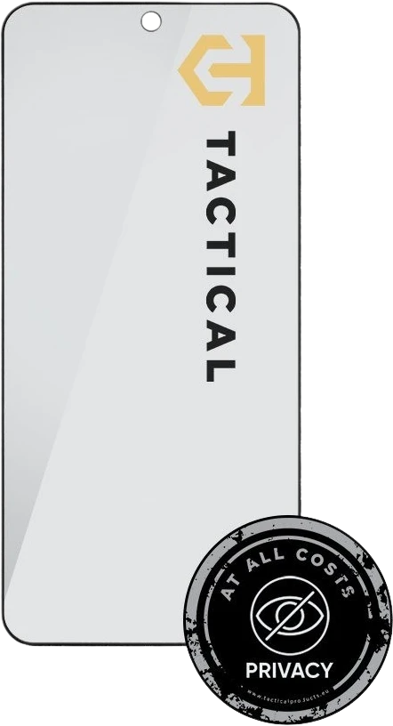 Tactical Apsauginis stiklas Shield Privacy Stealth 5D skirtas Samsung Galaxy A56 Juodas