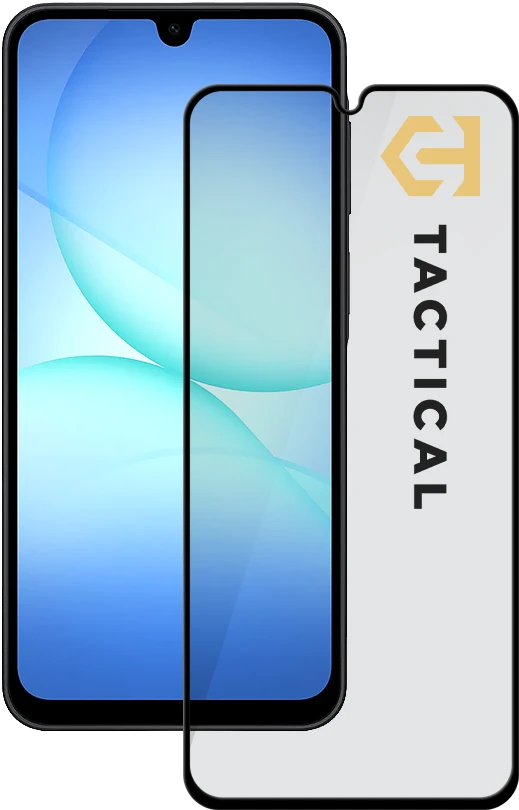 Tactical Apsauginis stiklas Shield Privacy Stealth 5D skirtas Samsung Galaxy A17 4G/5G juodos spalvos
