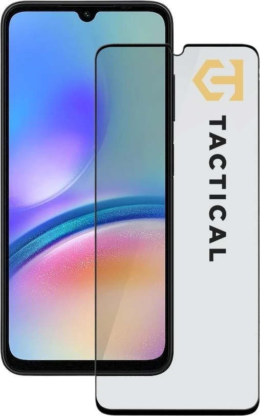 Tactical Apsauginis stiklas Shield Privacy Stealth 5D skirtas Samsung Galaxy A05/A05s Juodas