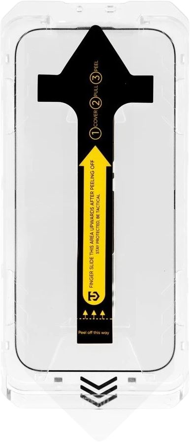 „Tactical Impact Barrier Rookies“ akiniai nuo saulės, skirti „Apple iPhone 17 Pro“ telefonui.