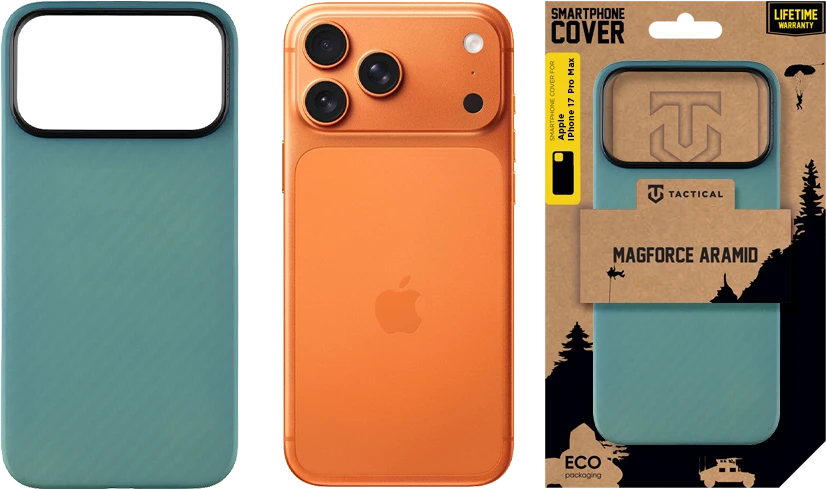 Tactical MagForce Aramid dėklas skirtas Apple iPhone 17 Pro Max Mėlyna Jay