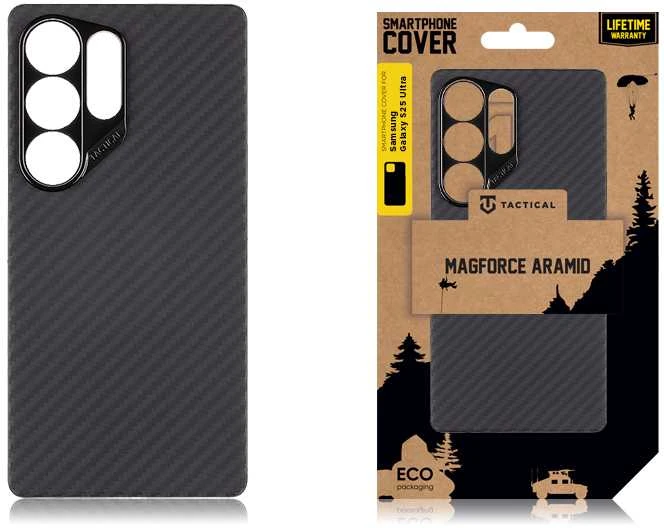 Tactical MagForce Aramid skirtas Samsung Galaxy S25 Ultra dėklas telefonui juodos spalvos