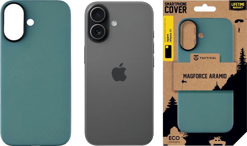 Tactical MagForce Aramid dėklas skirtas Apple iPhone 17 Mėlyna Jay